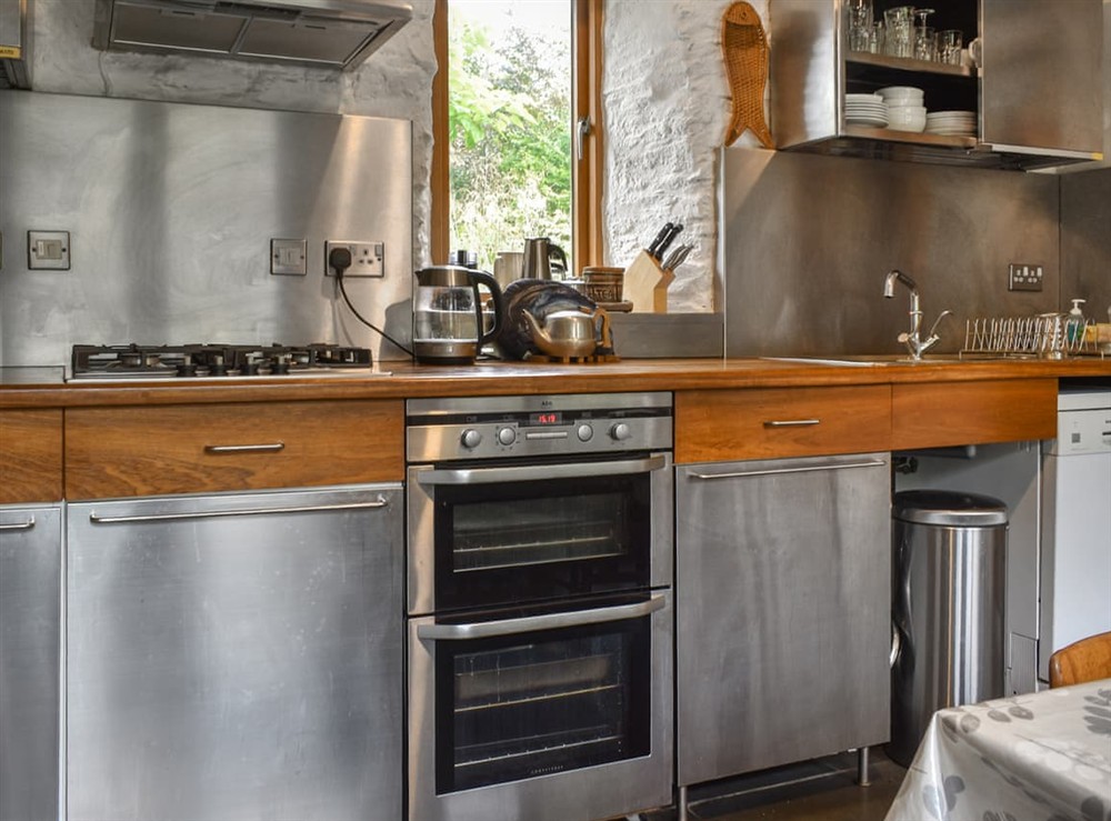 Kitchen at Swallows Barn in Liskeard, Cornwall