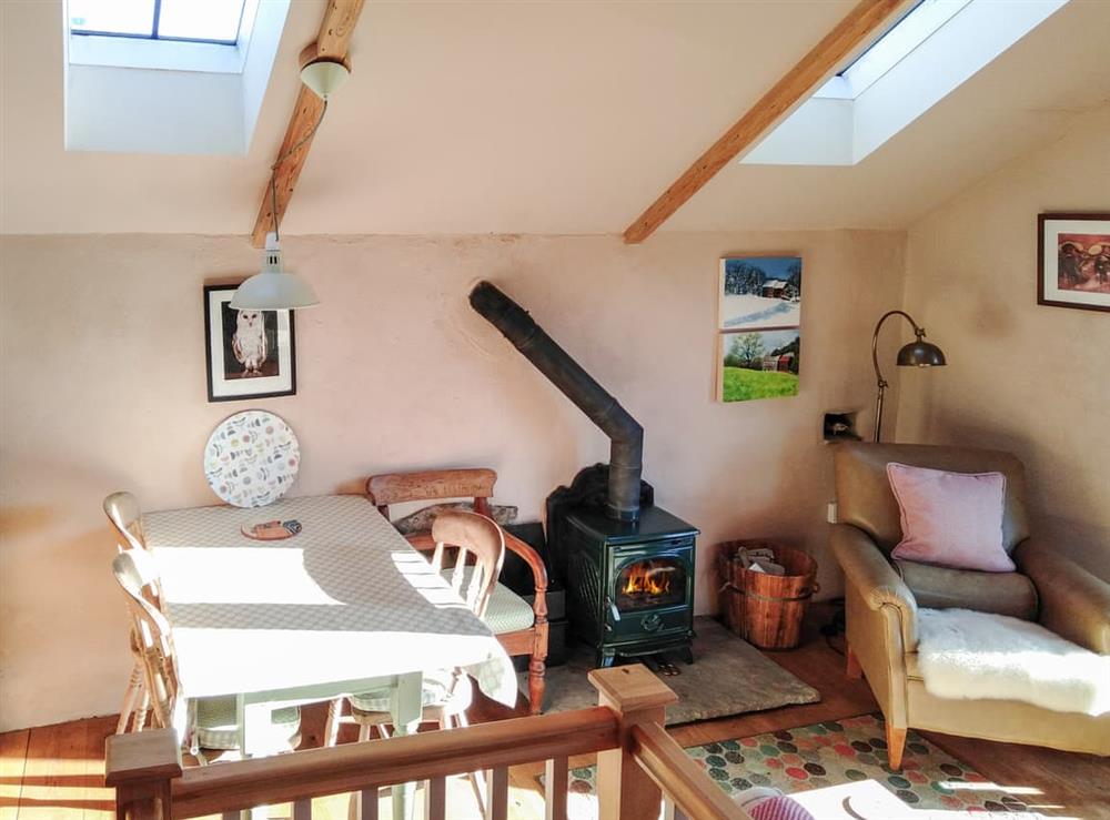 Living area at Swallows Byre in Low Row, Reeth, North Yorkshire