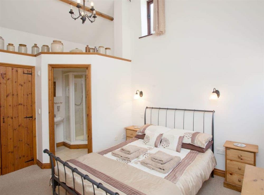 Double bedroom at Swallows Cottage in Alwington, Nr Bideford., Devon