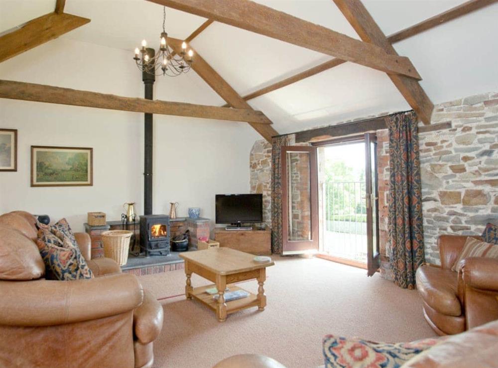 Living room at Swallows Cottage in Alwington, Nr Bideford., Devon