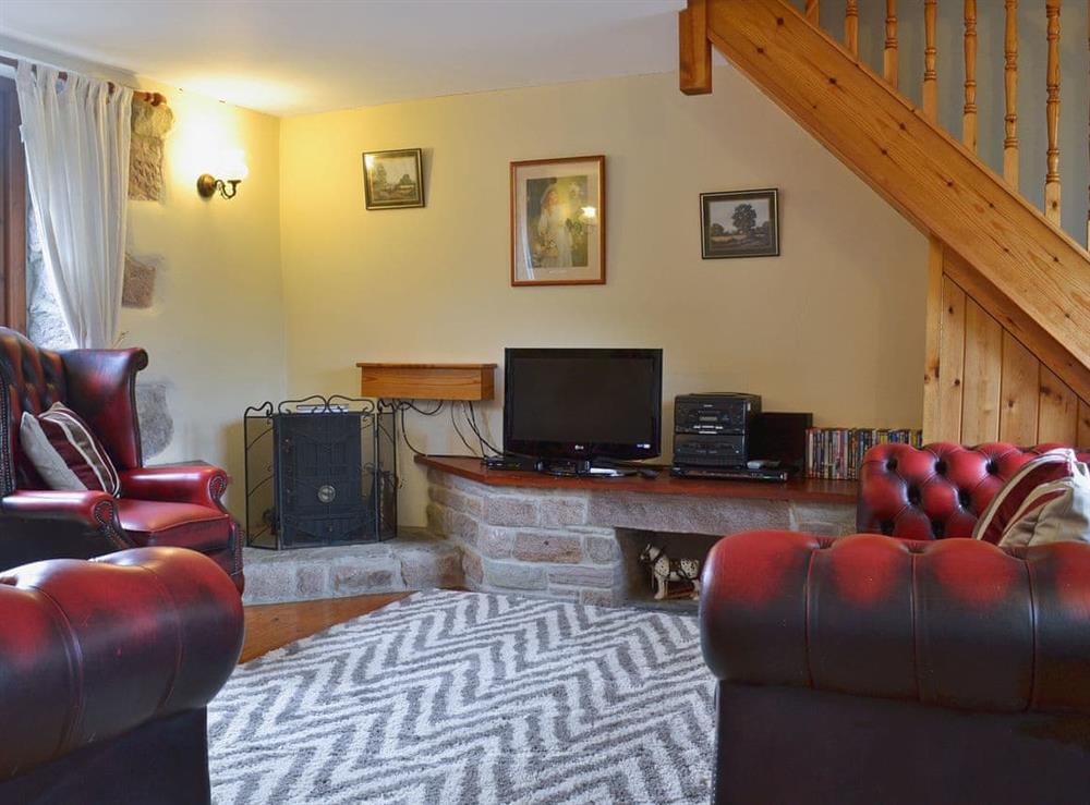 Living room at Swallows Loft in Matlock, Derbyshire