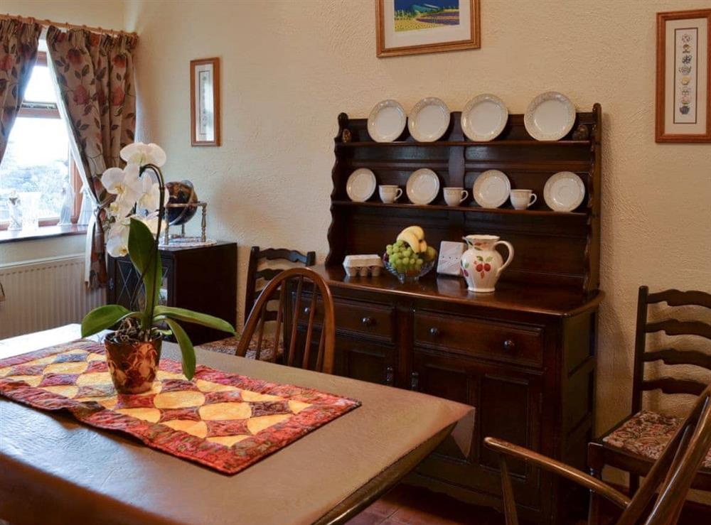Traditional kitchen/diner with dresser at Swallows Nest in Harwood Dale, Scarborough, North Yorkshire