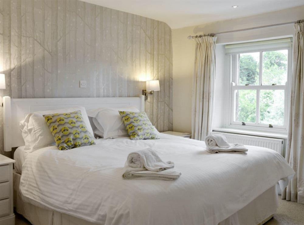 Comfortable double bedroom at Swallows Nest in Hebden, near Grassington, North Yorkshire