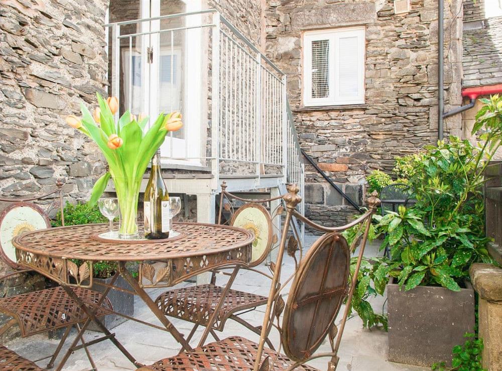 Courtyard at Swallows Nest in Windermere, Cumbria