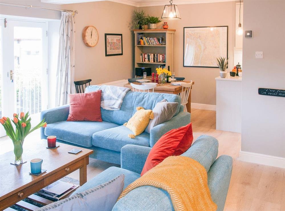 Open plan living space at Swallows Nest in Windermere, Cumbria