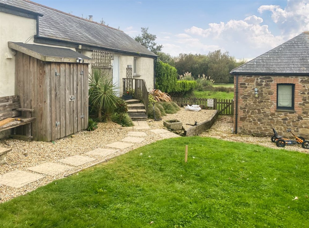 Outdoor at Swallows in Portscatho, Cornwall