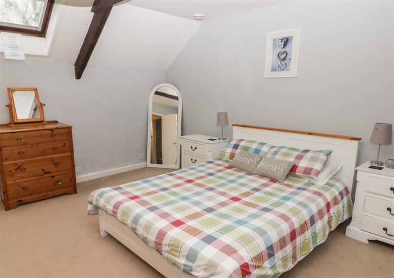 This is a bedroom at Swallows Retreat, Carew