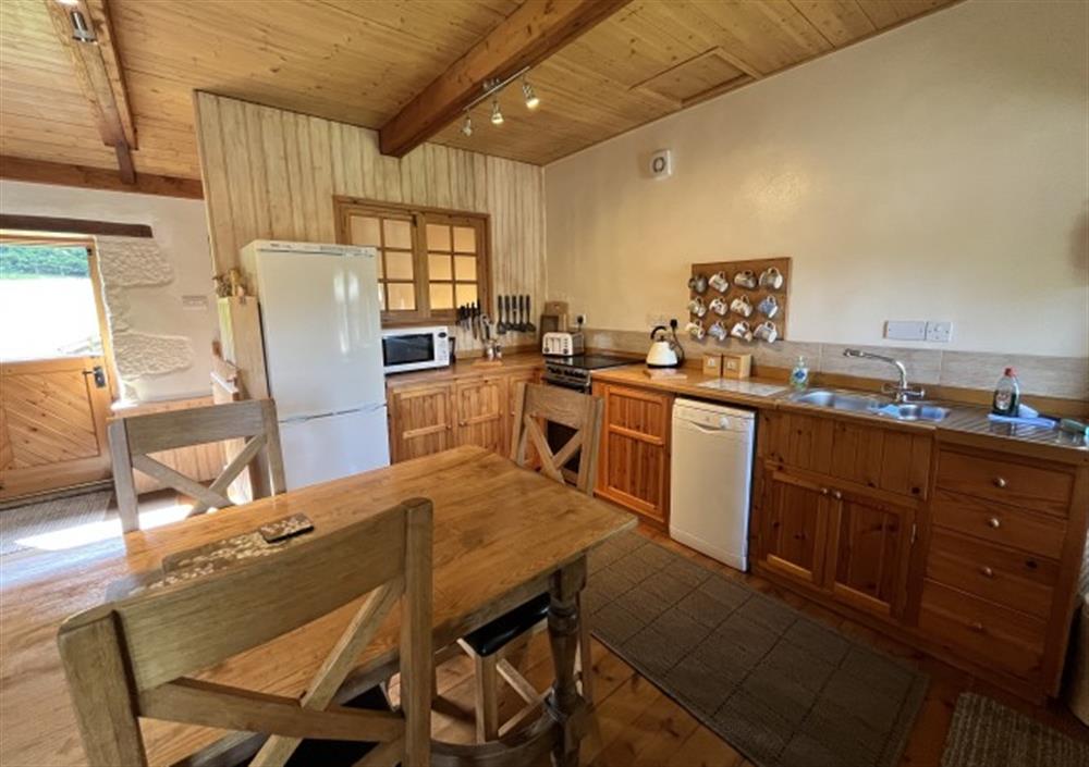 Kitchen  at Swallows Retreat in Falmouth