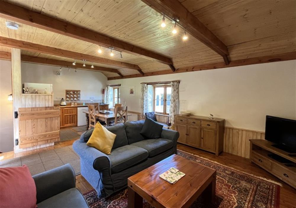 Spacious living area  at Swallows Retreat in Falmouth