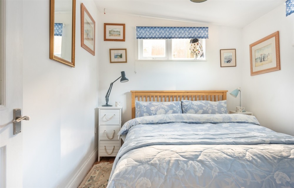 One of the 2 bedrooms at Swallows in Torcross