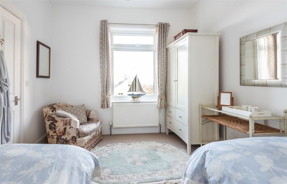 This is a bedroom at Swallows in Torcross
