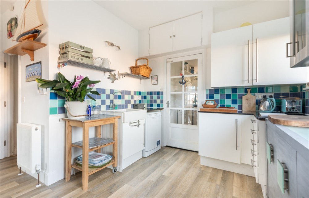 This is the kitchen at Swallows in Torcross