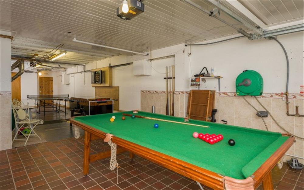 The games room/garage.  (photo 2) at Swan Haven in Torcross