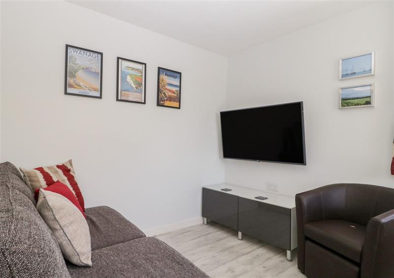 Relax in the living area at Swanage Town Apartment, Swanage