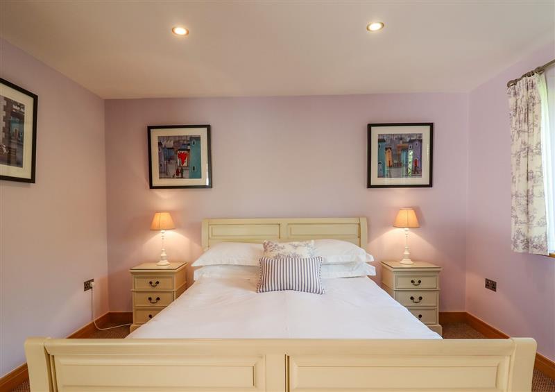 One of the bedrooms at Swandown, 11 The Cygnet, Cricket St. Thomas