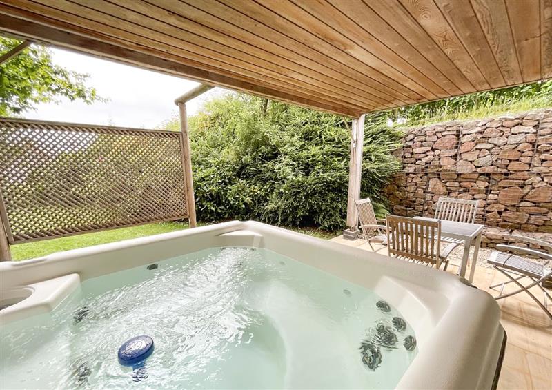 Spend some time in the hot tub at Swandown, 20 Poldon, Cricket St. Thomas near Chard