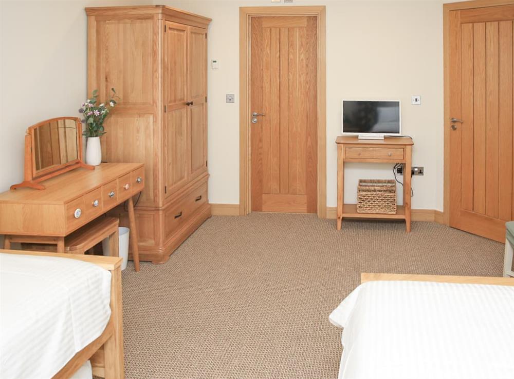 Twin bedroom (photo 2) at Swandown Lodge in Cricket St Thomas, near Chard, Somerset