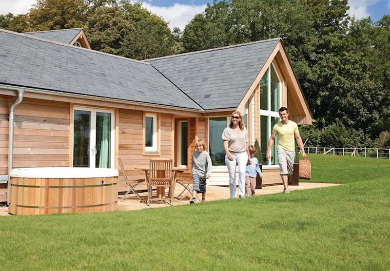 Kittwhistle Lodge at Swandown Lodges in Somerset, South West of England
