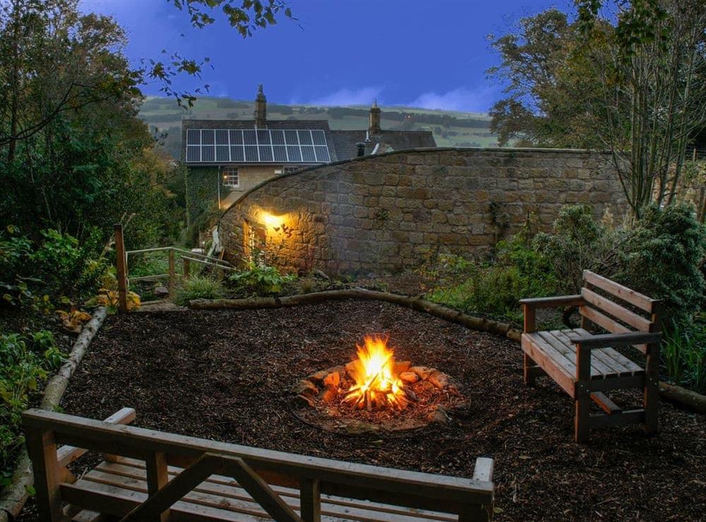 Wonderful firepit on-site at Swansfield Stables in Alnwick, Northumberland