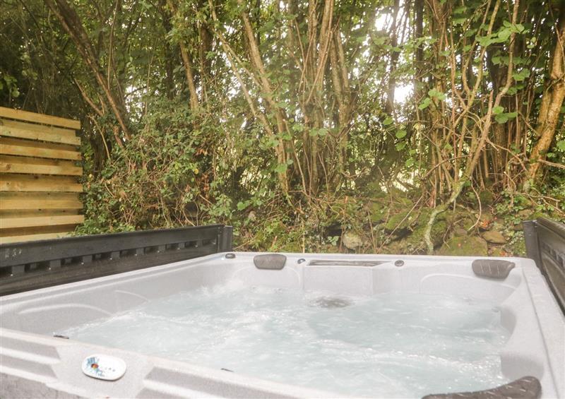Spend some time in the hot tub at Swardale, Allithwaite near Cartmel