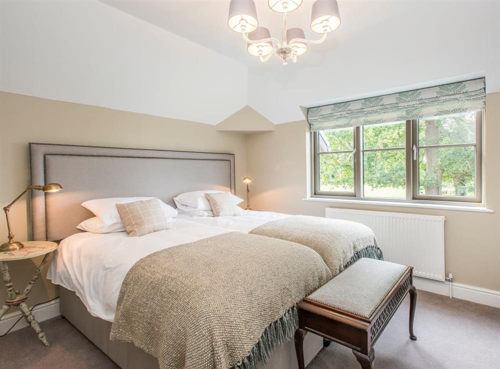Comfortable second double bedroom (can be twin on request) at Cowslip Cottage, 