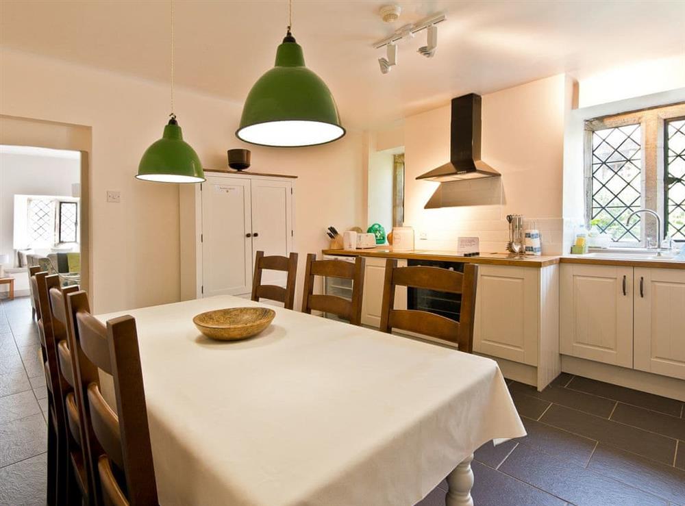 Fully appointed kitchen with dining area at The Old Hall, 