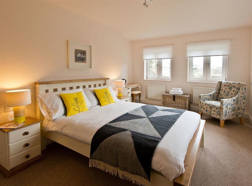 Peaceful double bedroom at Wansfell Suite, 