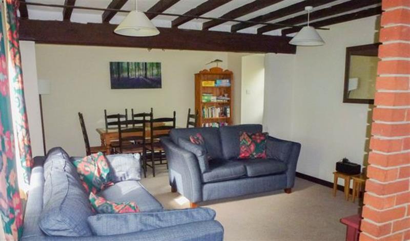 The living room at Sweet Briar Barn, Norfolk Broads