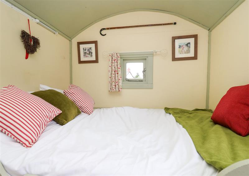 Bedroom at Sweet Briar Shepherds Hut, Llangorse