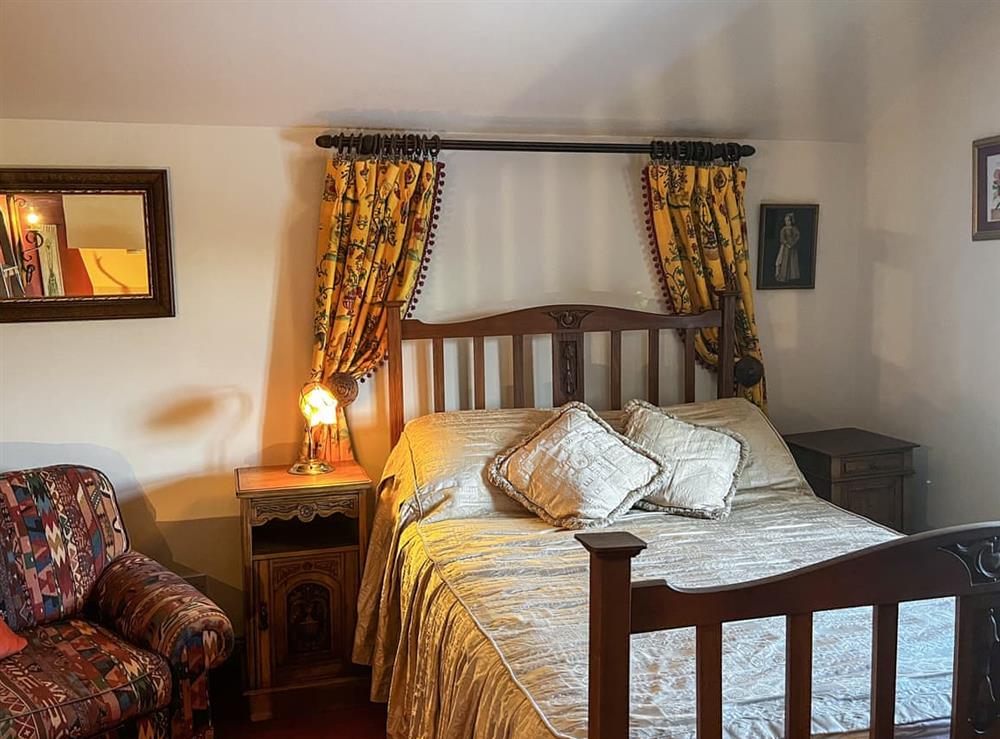 Double bedroom at Sweet Knolls Cottage in Peak Forest, near Buxton, Derbyshire