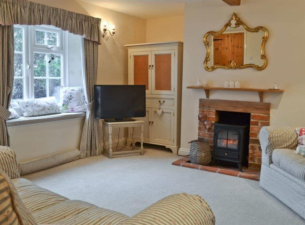Living room at Sweet Pea Cottage in Heacham, near King’s Lynn, Norfolk