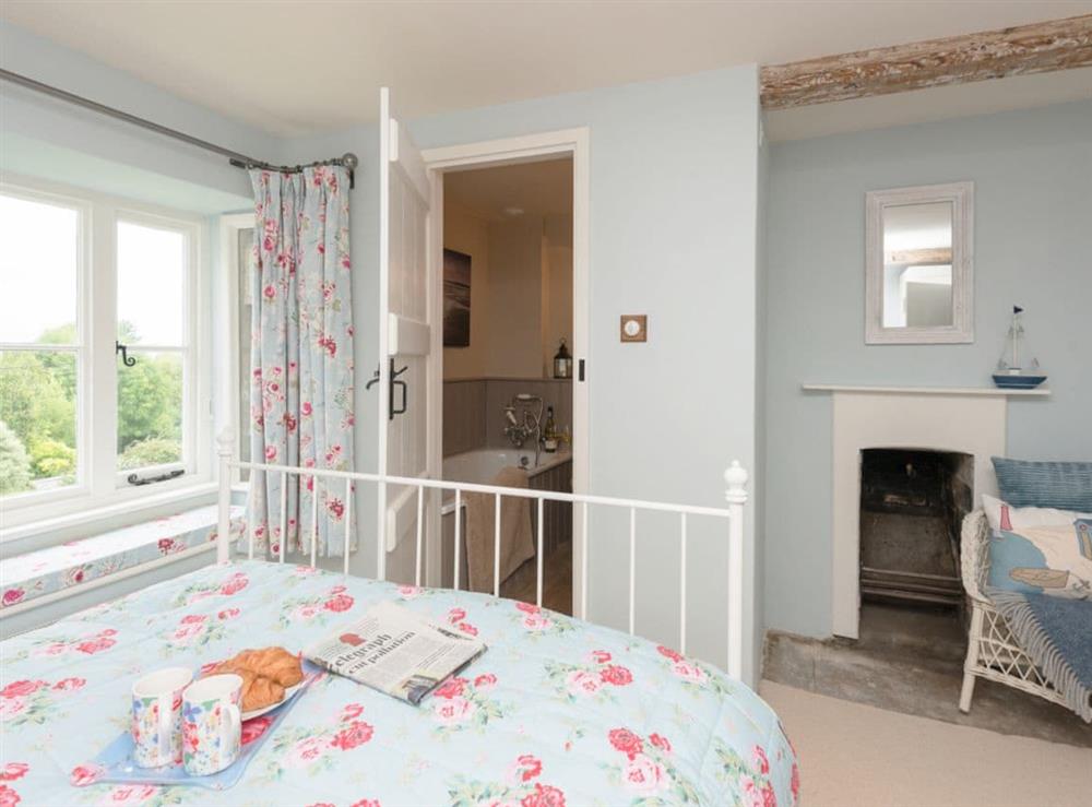 Double bedroom with character at Sweet Pea Cottage in Kingston, near Corfe Castle, Dorset