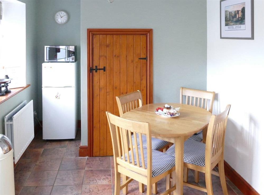 Dining Area at Sweet Pea Cottage in Redmire, near Leyburn, North Yorkshire