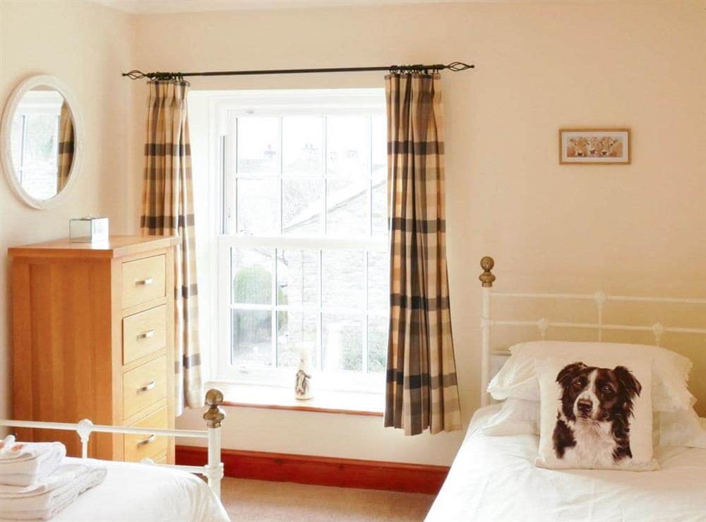 Twin bedroom at Sweet Pea Cottage in Redmire, near Leyburn, North Yorkshire