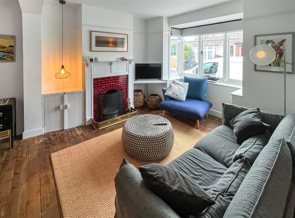 Living area at Sweet Victoria in Whitstable, Kent