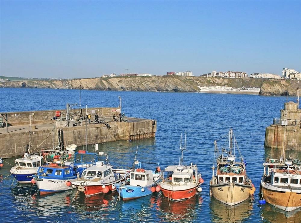 Newquay Harbour at Sweetbriar in Newquay, Cornwall