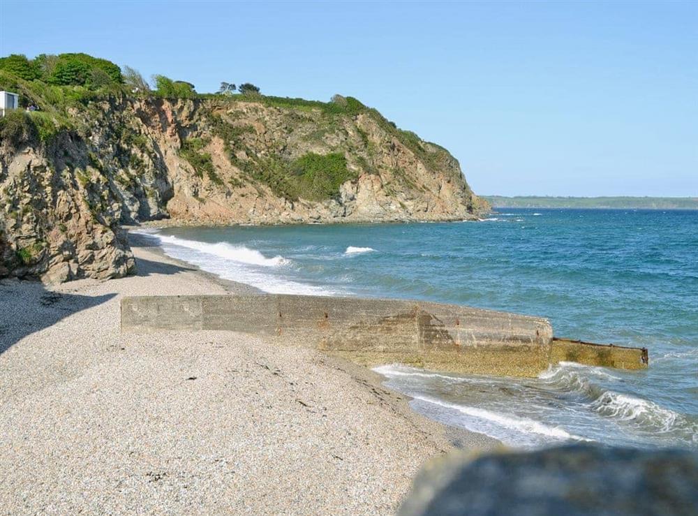 Charlestown beach at Sweet’s Close in Polgooth, St Austell, Cornwall., Great Britain