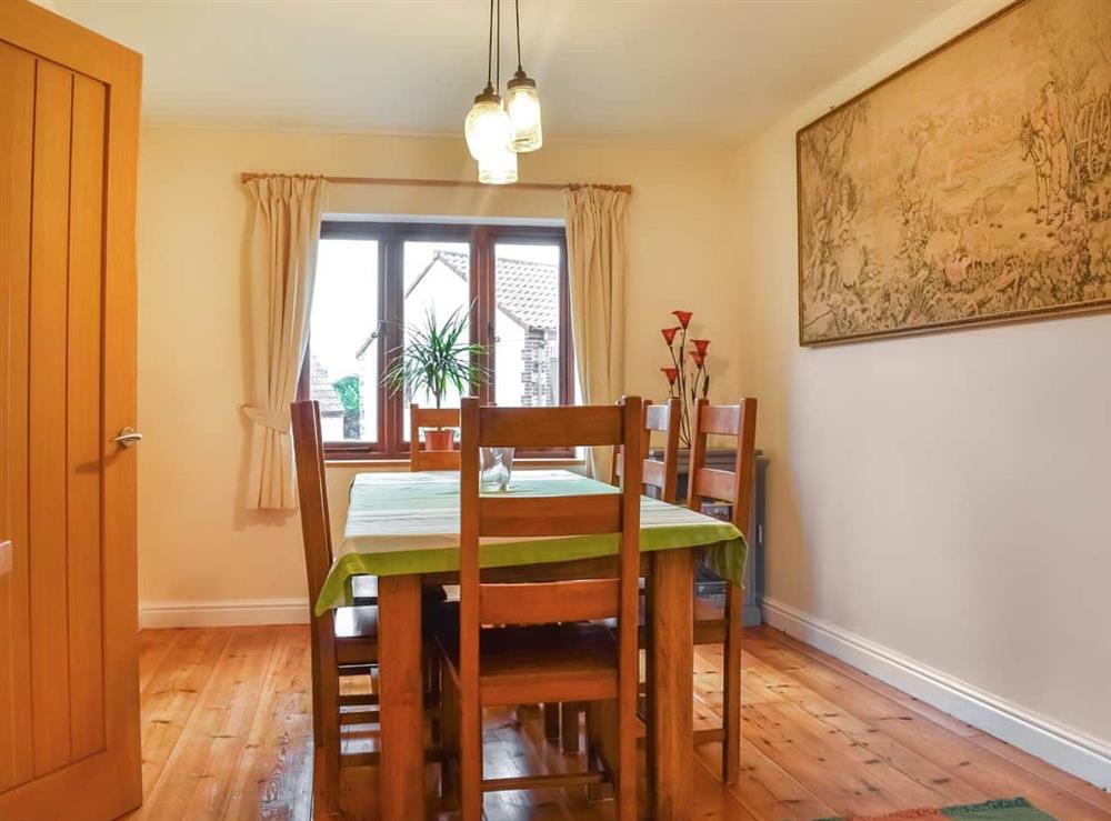 Dining room at Swift Cottage in Chilton Polden, Somerset