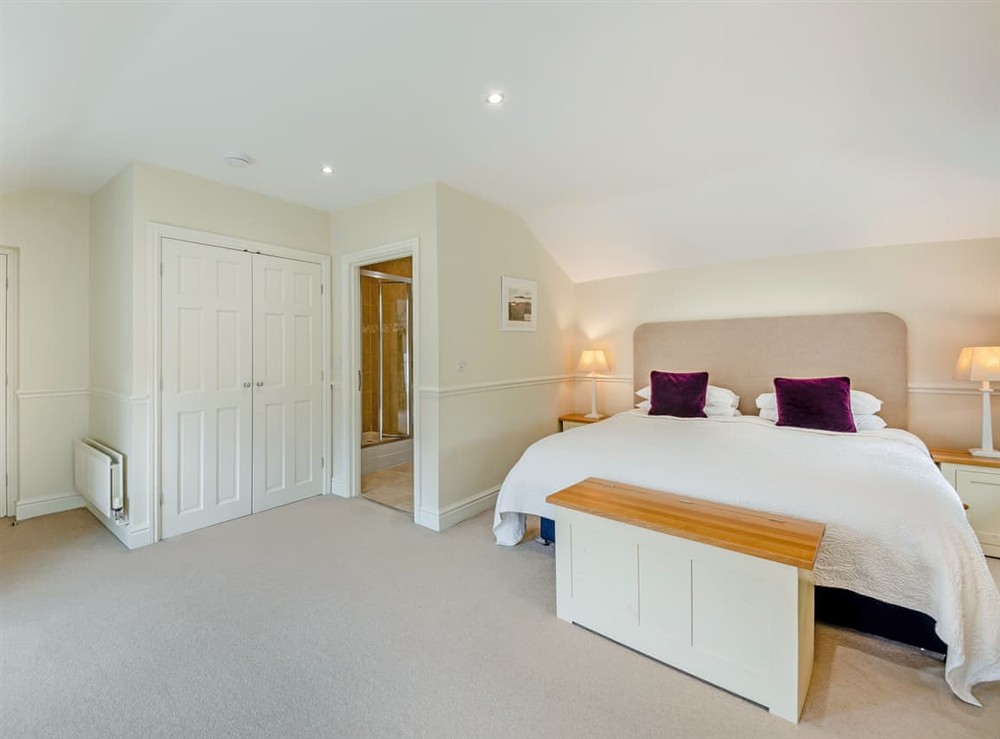 Double bedroom at Swinney Cottage in Doxford, near Embleton, Northumberland