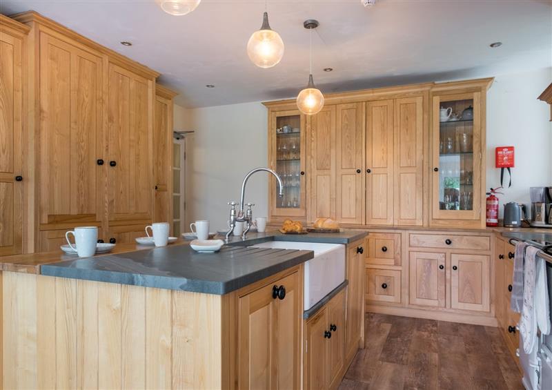 This is the kitchen at Swinside Lodge, Newlands Valley near Keswick