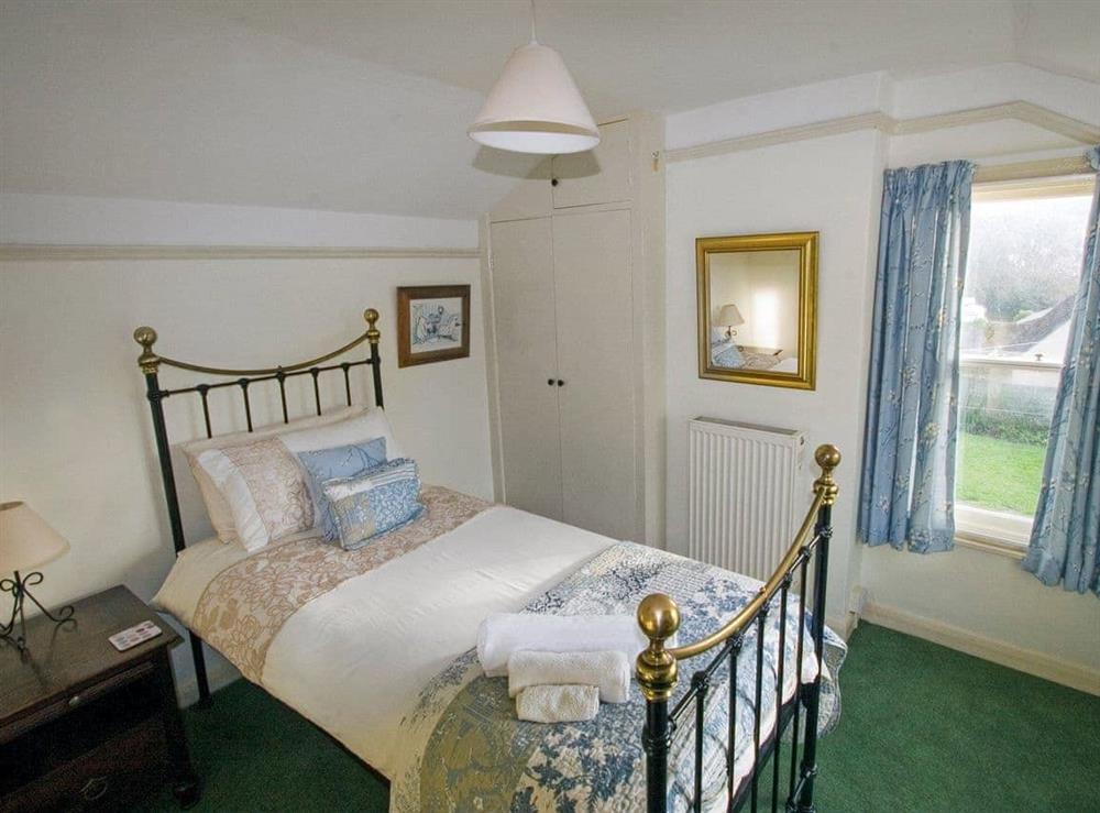 Rear bedroom at Swiss Cottage in Chideock, Nr Bridport, Dorset., Great Britain