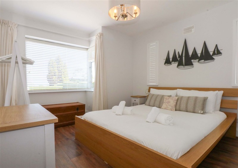 One of the 4 bedrooms at Swn Y Don, Llandyrnog