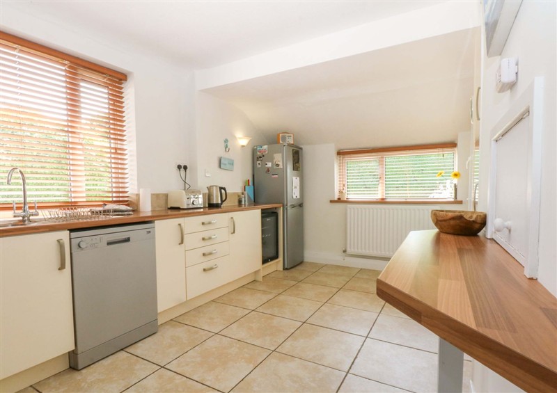This is the kitchen at Swn Y Don, Llandyrnog