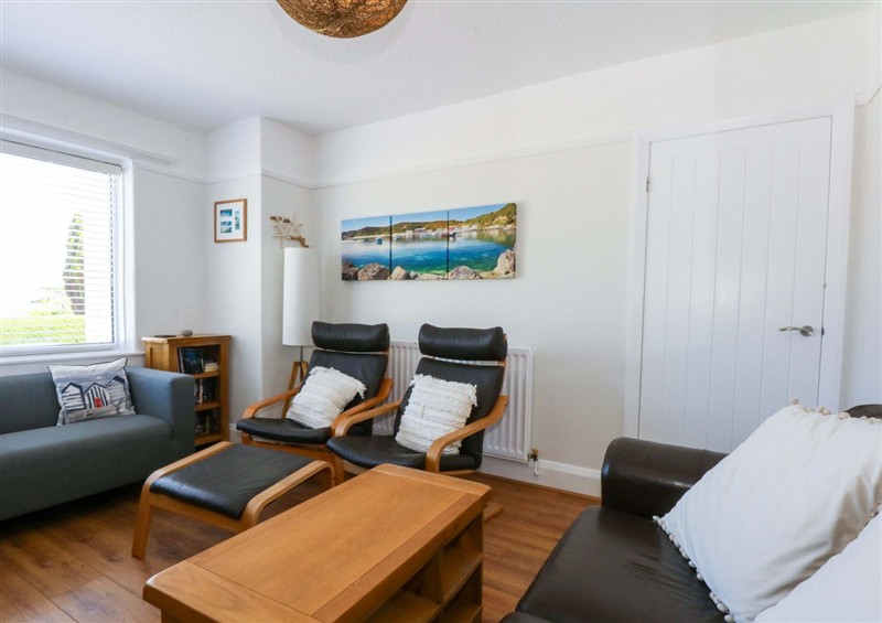 This is the living room at Swn Y Don, Llandyrnog