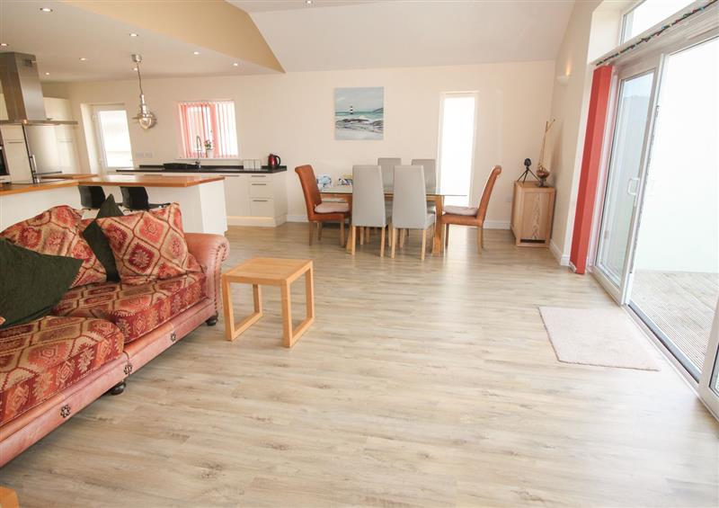 Enjoy the living room at Swn-y-Mor, Benllech