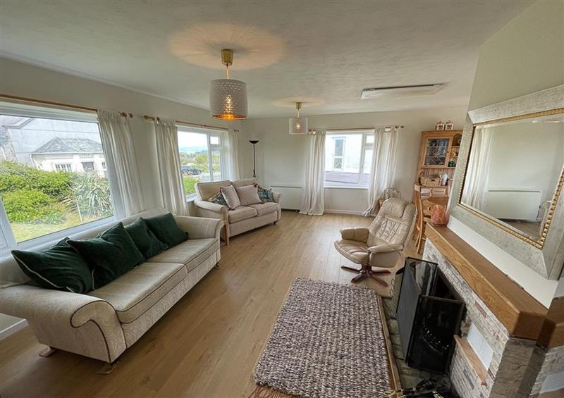 Relax in the living area at Swn Y Wylan, Abersoch