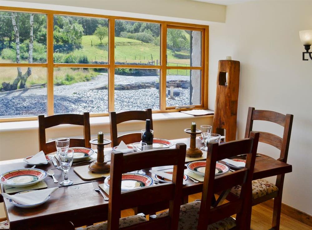 Dining Area at Swn Yr Afon in Llanrwst, Gwynedd