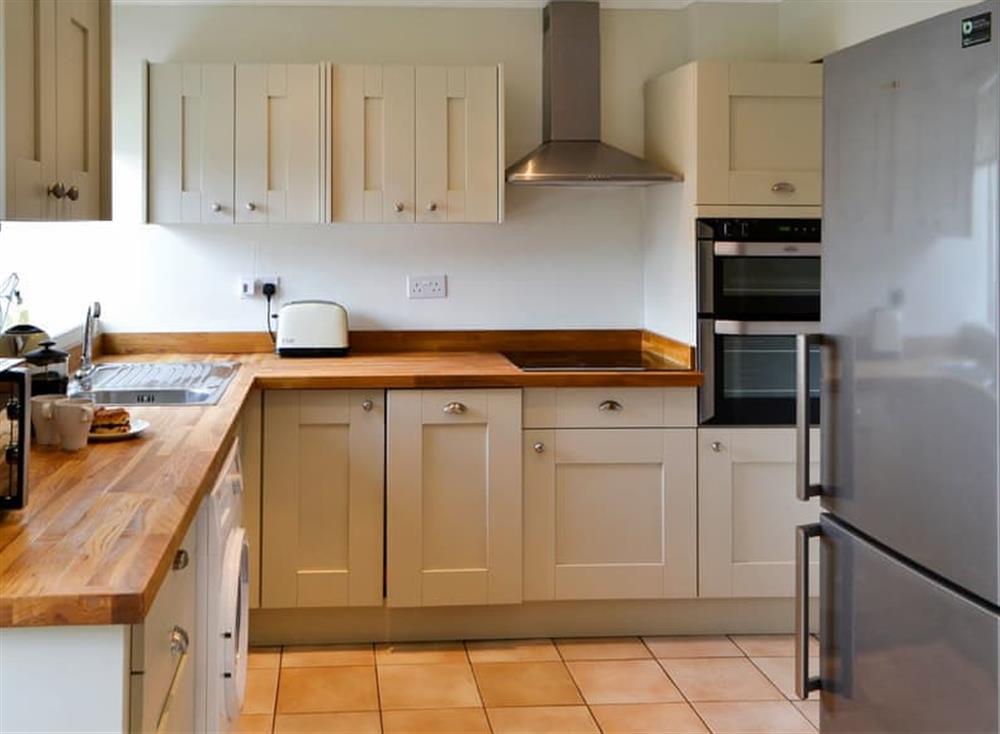 Kitchen and dining area at Sycamore Cottage in Barrasford, near Hexham, Northumberland