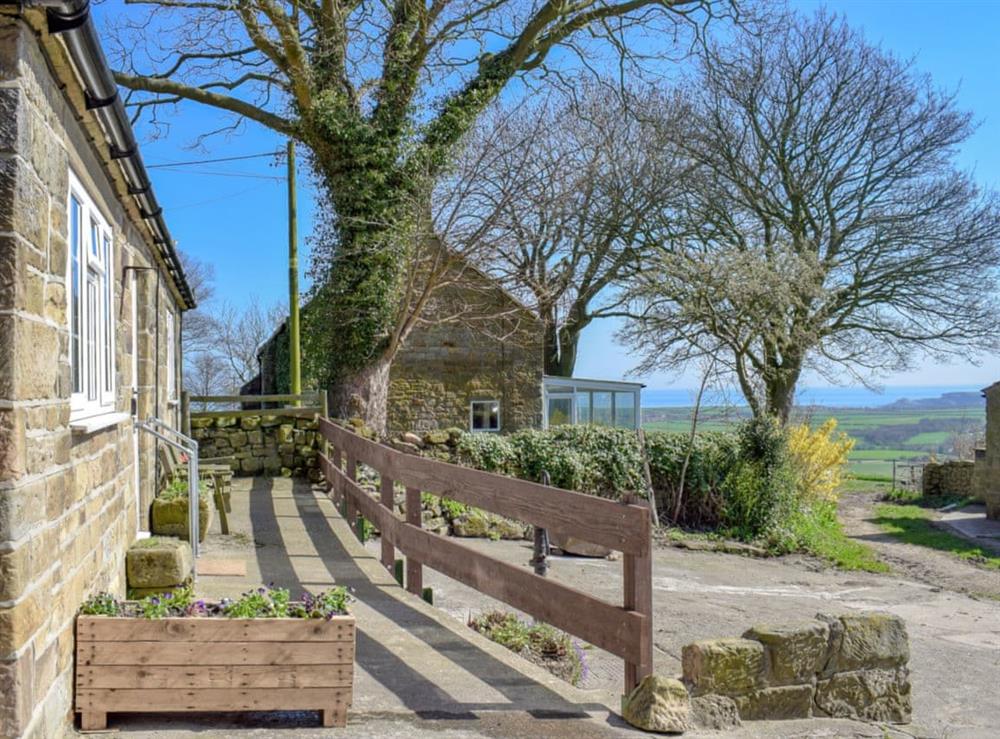Superb rural location overlooking the Yorkshire Heritage Coast at Sycamore Cottage in Borrowby, near Staithes, North Yorkshire