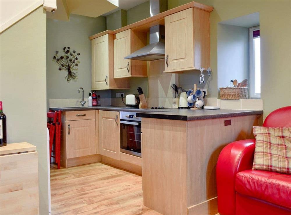 Well presented open plan living/dining room/kitchen at Sycamore Cottage in Consett, Durham